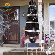 LARGLO Hanging Corpse, Inflatable Scary Dead Victim Props, Corpse Prop Fake Corpse Black Hanging Dea