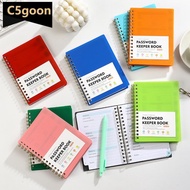 C5GOON A6 Password Keeper Notebook With Alphabetical Tabs Internet Login Account Organizer For Passw