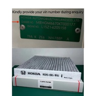Honda Odyssey/Crossroad/Jade/Spada/Stream/Civic/CRV/Accord Cabin Aircon Filter 80292-SBC-W01