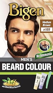 BUNDLE DEAL Bigen's Men Beard Color B105 & Bigen's Men Speedy Color 105 Medium Brown