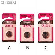 Maxell Lithium Coin Battery (CR2016)/(CR2025)/(CR2032)