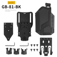 WoSporT X300 Tactical Lower Mount Flashlight Universal Holster with QLS Component for Multi-Sizes