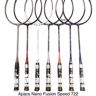 [Ready Stock] APACS NANO FUSION 722 SPEED (6U) BADMINTON RACKET ( Frame Only )