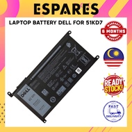 LAPTOP Battery for Dell 51KD7 051KD7 P101G P101G001 P30T001 FY8XM Y07HK P30T Chromebook 11 3181 Chromebook 3400