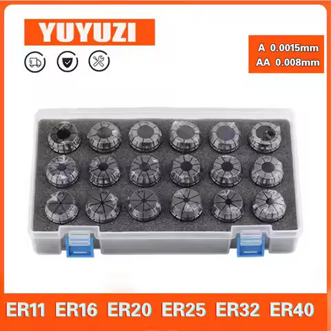 ER11 ER16 ER20 ER25 ER32 ER40 Collet Chuck Spring Collet Chuck Set Suit A AA Grade for CNC Milling T