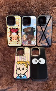 (包平郵) Casetify style 電話殼 防摔 保護殼 iphone 16 pro Disney 日本插畫大師 原田治女孩 Osuma Goods Lucky Girl 黑色框 Maltese