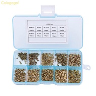 Cologogo1 1000PCS Hollow Rivets Grommets Circuit Board PCB Nails Kit M0 9 M1 3 M1 5 M1 7