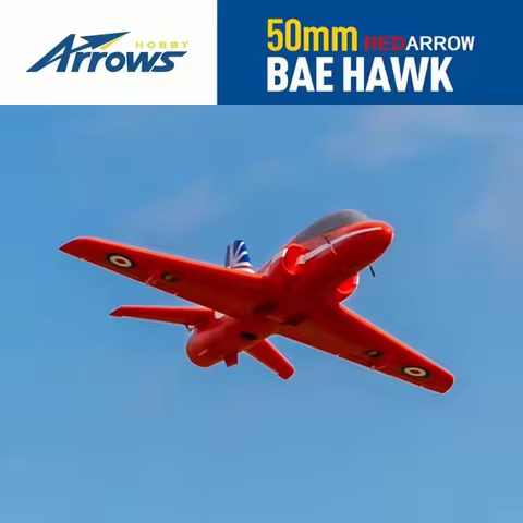 Blue Arrow Model 50mm Red Arrow Ducted Model 4CH Entry level Handthrown Fighter Fixed Wing Remote Co