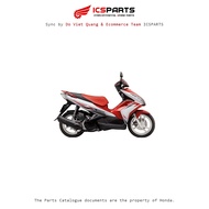 Plastic Set - Cover - HONDA Ari Blade 125 Year 2012 Red White Black - R340X L7 L8-A