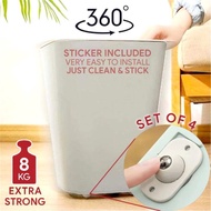 Multipurpose Stainless Steel Stick-On Wheels Trolley Wheels Table Wheels