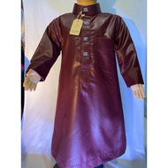 Walaziz Glamorous Robe for Boys, Arabic Robe for Men, Eid Clothes for Religious Studies, Maroon, BUR