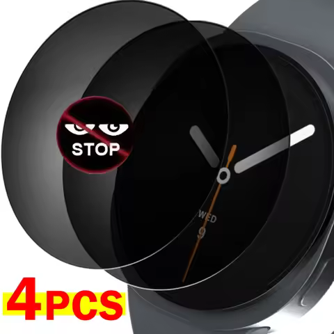 1-4Pcs Privacy Screen Protector Glass For Samsung Galaxy Watch 8 40/44mm Classic 46mm Ultra 47mm 202