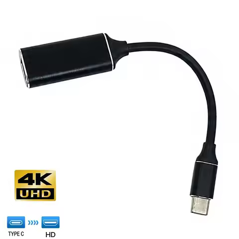 Type C to HDMI-compatible Adapter Converter 4K 30Hz USB C to HDTV For MacBook Pro Air iPad Pro Samsu