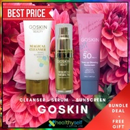 [ORIGINAL] GOSKIN BEAUTY TONE UP GLOWING SUNSCREEN MAGICAL SERUM CLEANSER MERAWAT JERAGAT JERAWAT KU