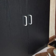 Black wood grain sticker wallpaper / black wood sticker motif 5m x 45cm