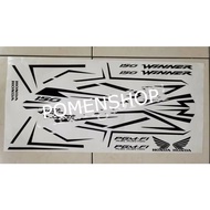 RS150 HONDA WINNER ( 11 ) COM CUT BODY COVER STRIPE STICKER BADAN STRIKE STRIPE STIKER