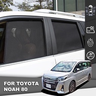 For Toyota NOAH VOXY R80 2014-2021 Magnetic Car Sunshade Front Windshield Mesh Frame Curtain Rear Si