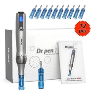 Wireless Dr Pen Ultima M8S With 12 Cartridge Derma Microneedle Pen Skincare Kit MTS Beauty Machine