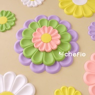 Silicone Coaster Flower Coaster Pot Coaster Plate Placemat Glass Mug