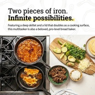 Lodge LCC3 Cast Iron Combo Cooker, Pre-Seasoned, 3.2-Quart, Black Pan set includes 3.2-Qt. Dutch ove