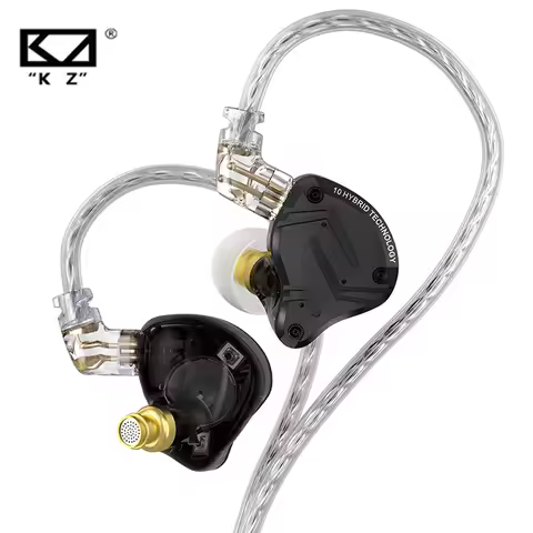 KZ ZS10 PRO X Metal Headset Hybrid drivers HIFI Bass Earbuds In-Ear Monitor Noise Cancelling Earphon