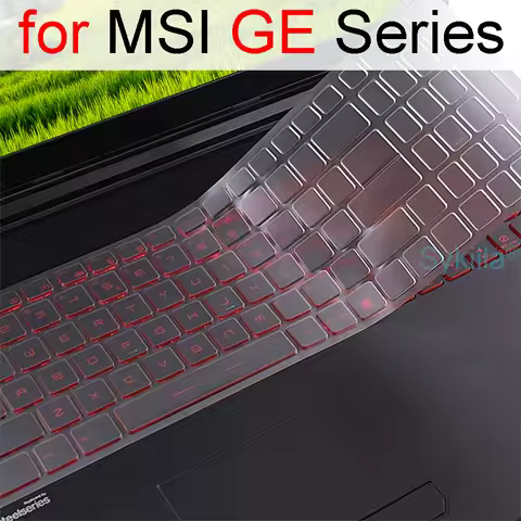 Keyboard Cover for MSI GE73 GE62 GE70 GE60 GE73VR GE72 GE72VR GE72MVR GE Silicone Protector Skin Cas