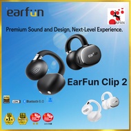 EarFun Clip 2 Wireless Earphones - Hi-Res Audio, Bluetooth 6.0, LDAC, 40-Hour Playback