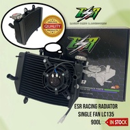 ESR RADIATOR Y15ZR,LC135 SINGLE FAN & TWIN FAN 900ML 100% ORIGINAL ESR