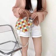 INS 多彩配色包【Macrame bag】