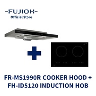 FUJIOH FR-MS1990R Slim Cooker Hood (Recycling) + FH-ID5120 Induction Hob with 2 Zones