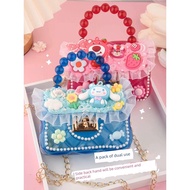 handbag kids girl handbag kids girl cute DIY Cream Glue Girl Cute Toy Handbag
