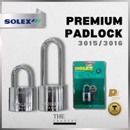 The Traders 100% Original Solex Premium 3015 / 3016 Heavy Duty Padlock - 30mm