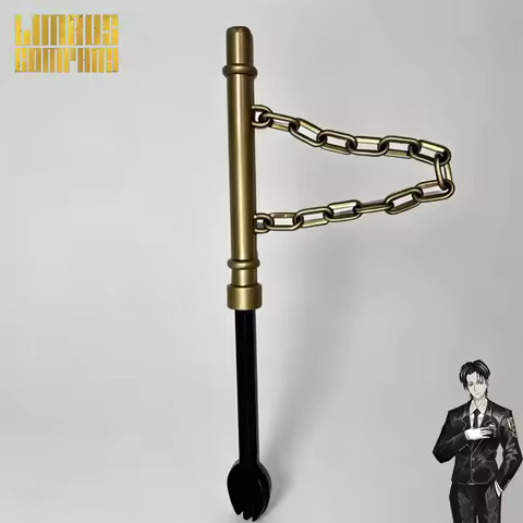 Game Limbus Company The Index Rien Cosplay Spork Prop PVC Fork Spoon Chain Role Play Party Performan