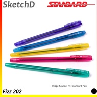 Fizz202 05 Black Pen Standard Ballpoint Pen Fizz 202 0.5 mm