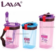 BPA FREE Lava Water Tumbler Strip & Straw Water Botol TB419/2Liter TB519/3Liter