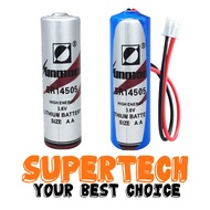 SunMoon ER14505 3.6V 2400MAH Lithium battery patrol smart water meter battery ER 14500 PLUG Battries