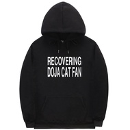 Recovering Doja Cat Fan Hoodie Unisex Casual Fleece Cotton Pullover Men's Fashion Streetwear Men Wom