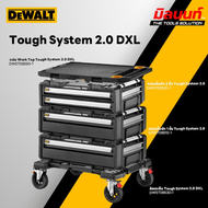 DEWALT - Tough System 2.0 DXL กล่องลิ้นชัก 1 ชั้น DWST08510-1 + กล่องลิ้นชัก 2 ชั้น DWST08520-1 + ล้