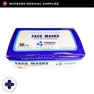 Indoplas Disposable Face mask (3 Ply)