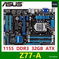 ASUS Z77-A Desktop Motherboard Z77 Socket LGA 1155 i3 i5 i7 DDR3 32G ATX UEFI BIOS Original Used Mainboard