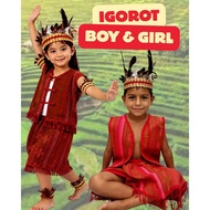 filipiniana Igorot costume BOY AND GIRL
