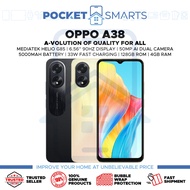 [Malaysia Set] Oppo A38 (128GB ROM | 4GB / 6GB RAM) 1 Year Oppo Malaysia Warranty