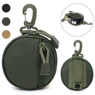 MOLLE Outdoor Waterproof Key Case Coin Coin Purse Earphone Protective Bag EDC Round Small Bag