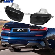 1 Pair Stainless Steel Exhaust Mufflers For BMW G20 G21 330i 330e M340i 2019 2020 2021 Exhaust Syste