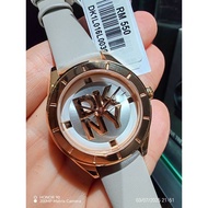 [NEW] DKNY Women Elegance Leather Strap Watch 34 mm Case DK1L016L0035