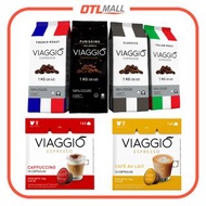 VIAGGIO Espresso | 意大利烘焙咖啡豆 | 法式烘焙咖啡豆 | Classico 咖啡豆 | Purissimo 100% 阿拉比卡咖啡豆 1kg | CAPPUCCINO 泡沫咖啡 