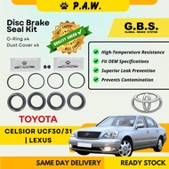 04479-50140X GBS (REAR) Disc Brake Seal Kit - Toyota Celsior UCF30/ 31, Lexus LS430 IS350, RC200, GS