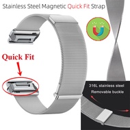22mm 26mm Ultrathin Metal Weave Quick Fit Strap Stainless Steel Magnetic Band For Garmin Fenix 7 7X 6 6X Pro 5 5X Plus 3 HR 2 Tactix 7Pro Delta Solar
