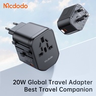 MCDODO CP-3471 Universal Travel Adapter / 20W PD + Dual USB Port Fast Charging