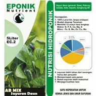 Pupuk Ab Mix Nutrisi hidroponik Ab Mix sayuran daun Eponik